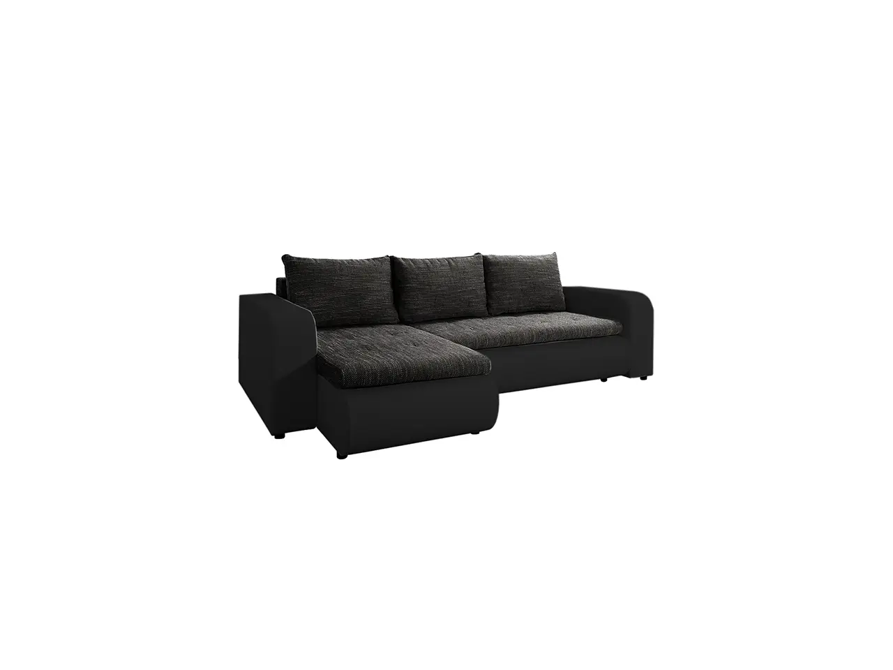 Berlin Fabric Universal side Corner Sofa Bed With Storage Available In 11 Colors