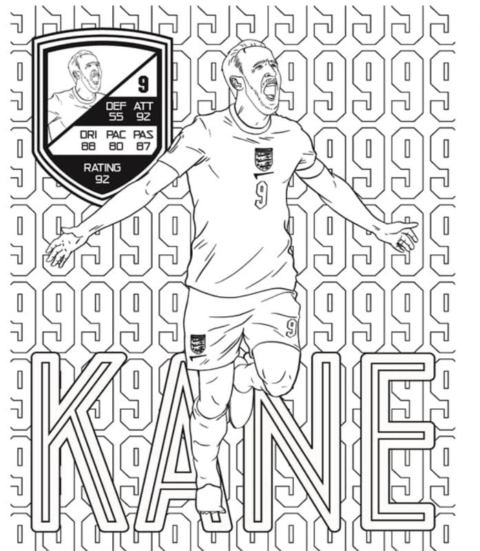 Ultimate Football Heroes Colouring Book Revised & Updated Euro 2022  Edition Paperback 1