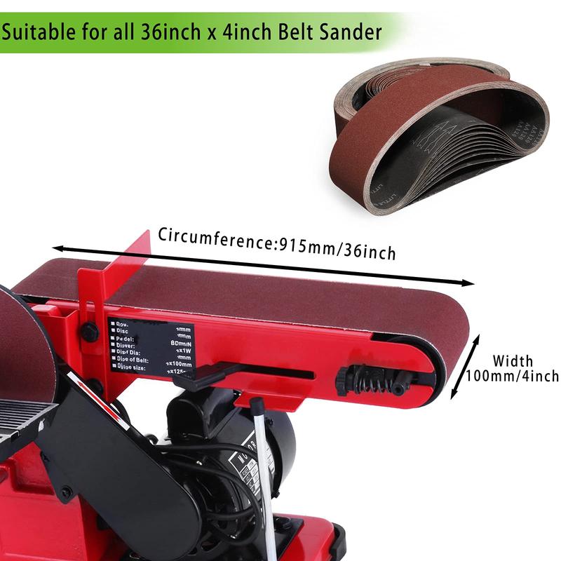 Product Introduction of 10Pack Sanding Belts 915X100mm Mixed Grade 60/80/120/150/240 Bosch Makita Sander 23