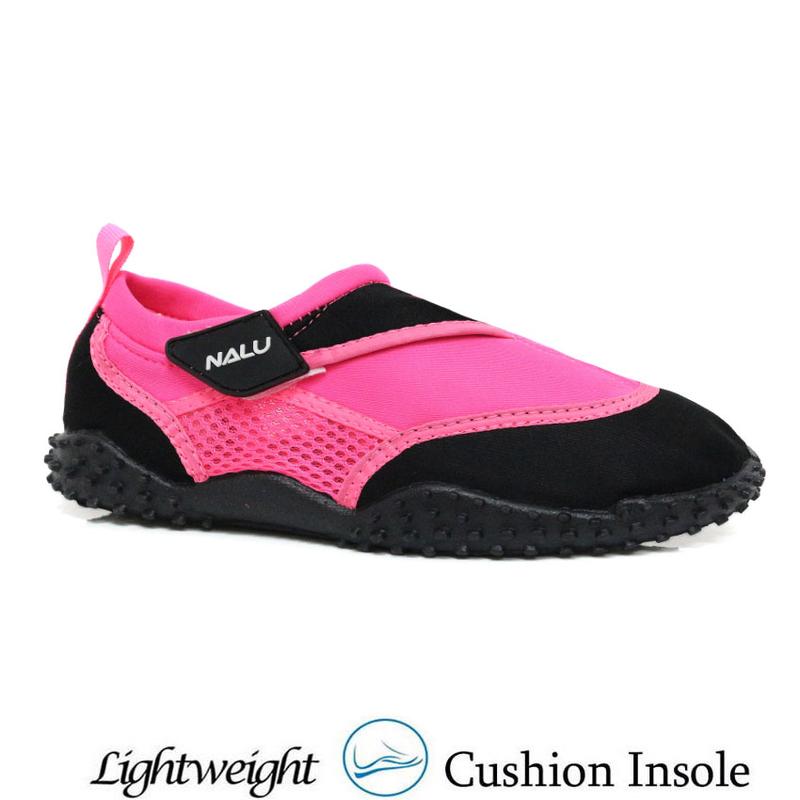 BOYS GIRLS AQUA SHOES WET SUIT BEACH SURF SURFING SNORKELLING KAYAK SPORTS SHOES 1
