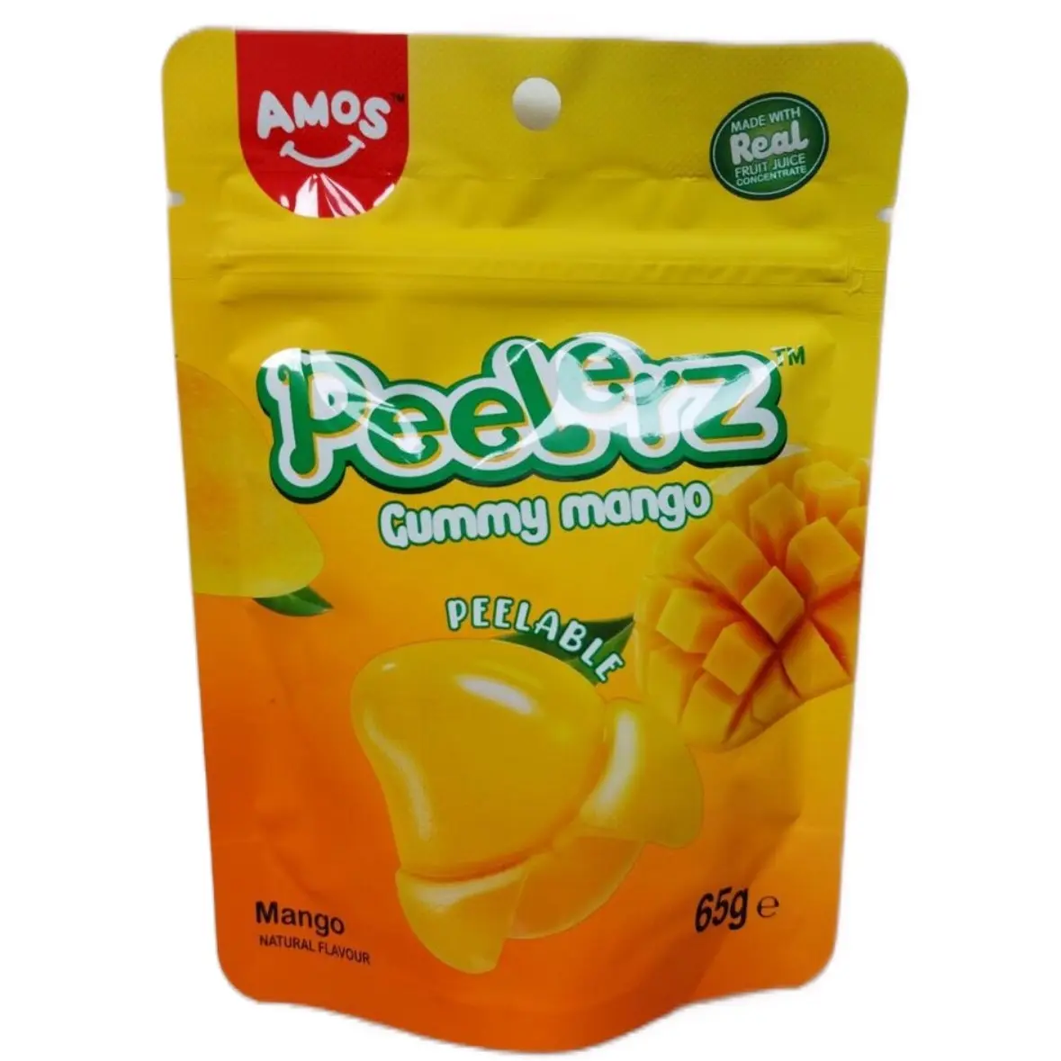 65g AMOS PEELERZ MANGO GUMMY PEELABLE JUICY FRUIT TREATS VIRAL