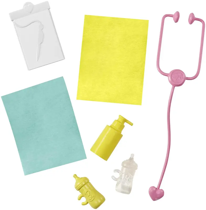 Barbie You Can Be Anything Doll, Baby Doctor Playset with Blonde Barbie Doll, 2 Baby Dolls, Doctor Accessories and Doll Accessories, Toys for Age 3 to 7, One Doll and Two Infant Dolls, GKH23 3