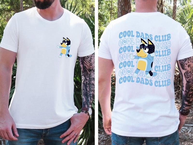 Bluey Cool Dad Club Shirt  Bandit Cool Dad Club Tshirt  Bluey Bandit Shirt  Dad Birthday Gift  Dad Bluey Shirt  Bluey Family Shirt 1624751289 3