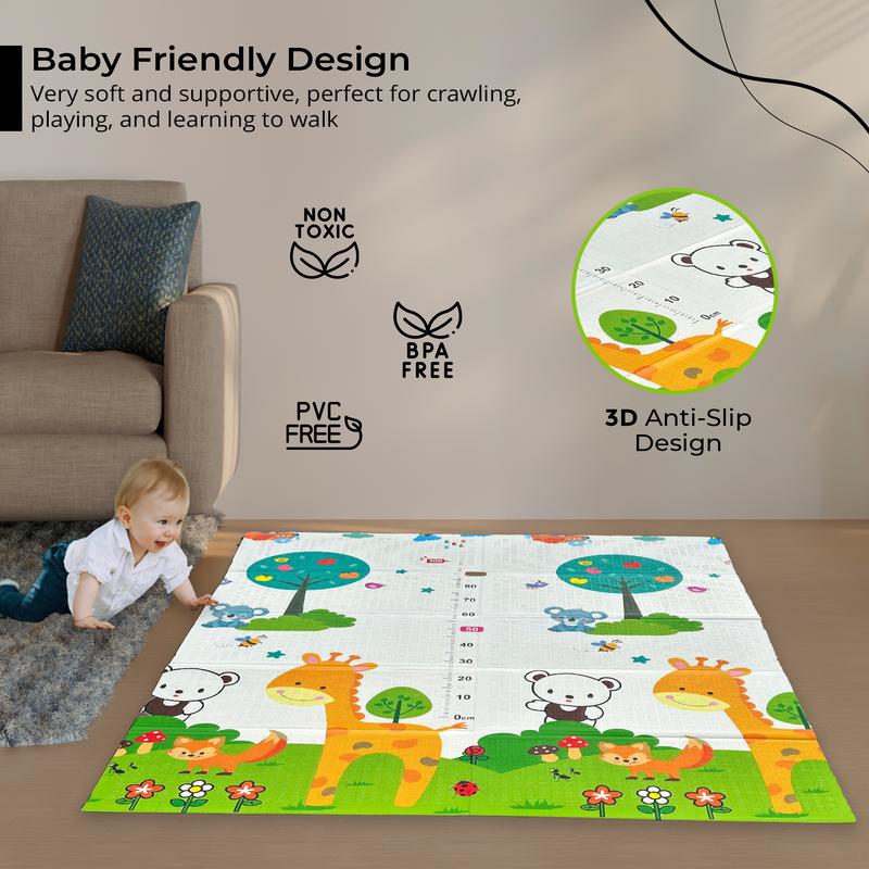 XAVICAN  | Foldable | Baby Play Mat | 150x180cm | Waterproof | Non Slip | Playpen Mat | 5