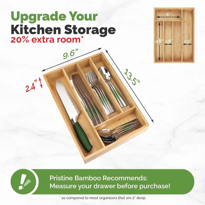 Bamboo Tray, Bamboo Tray Organiser, Bamboo Tray Storage 1