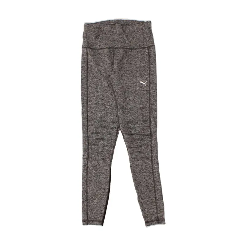 Pre-Owned Vintage PUMA Womens Leggings UK 10 Small  Grey Colourblock 0