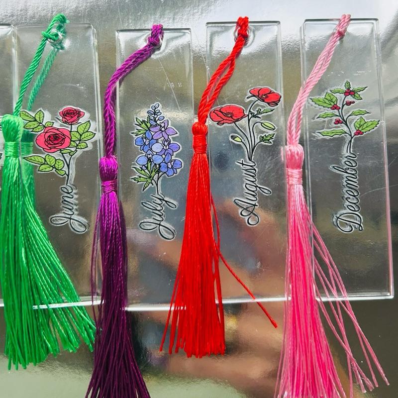Birth Month & Flower Bookmark - Perfect Gift for Book Lovers 4