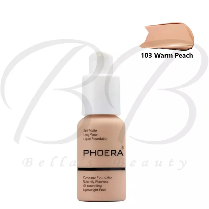 PHOERA Bottle Liquid Matte Flawless Long Lasting Foundation 30ml 3