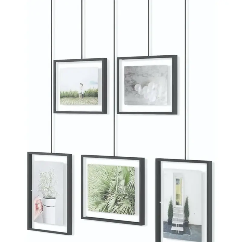Adjustable Picture Frame Gallery Set for 5 Photos - Home Decor