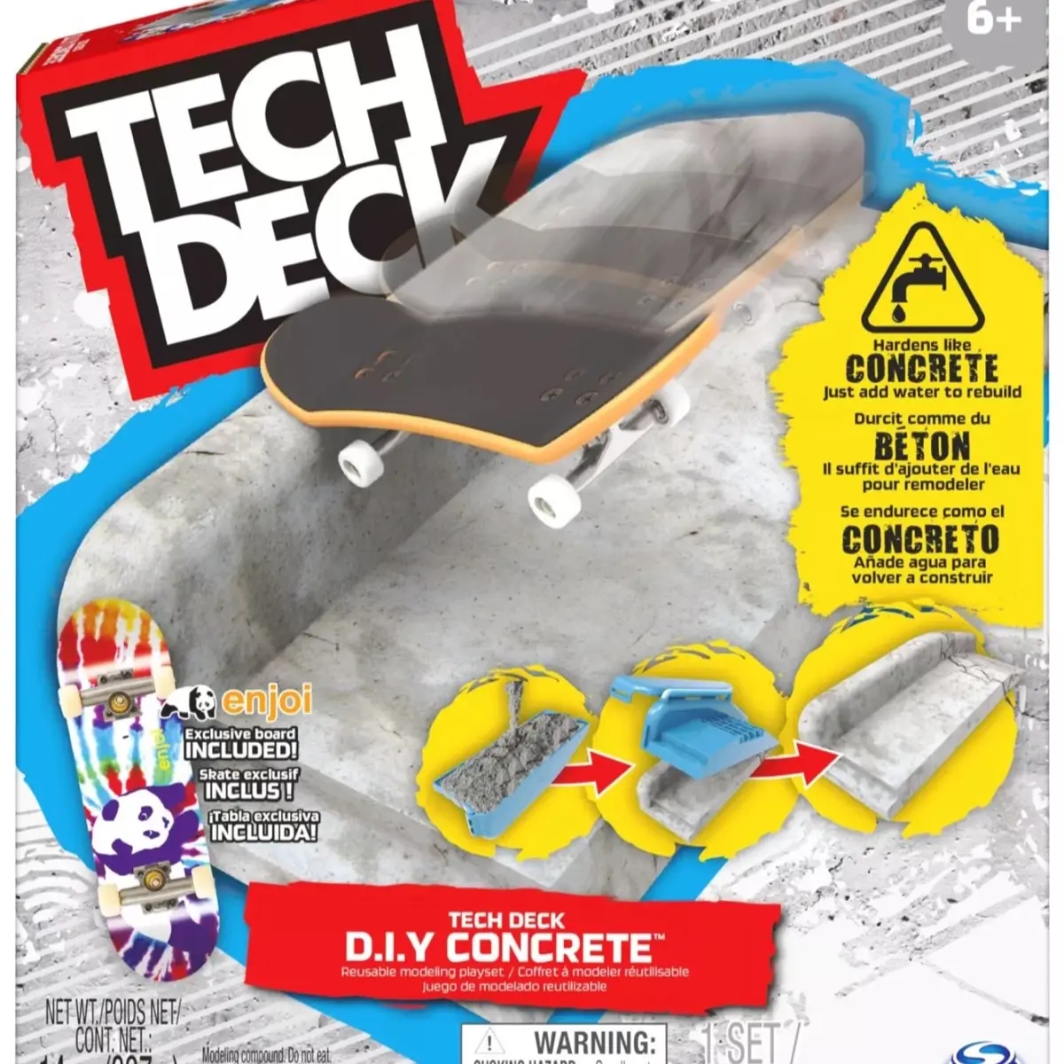 Tech Deck DIY Concrete Reusable Modelling Playset