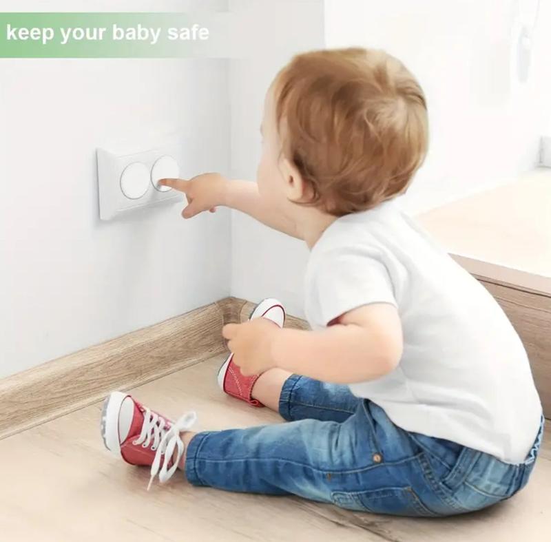 20 Pack UK Standard Plug Socket Covers White Baby Home Safety Outlet Covers Child Proof Plug Socket Protectors Guards Caps to Prevent Electric Shock 1