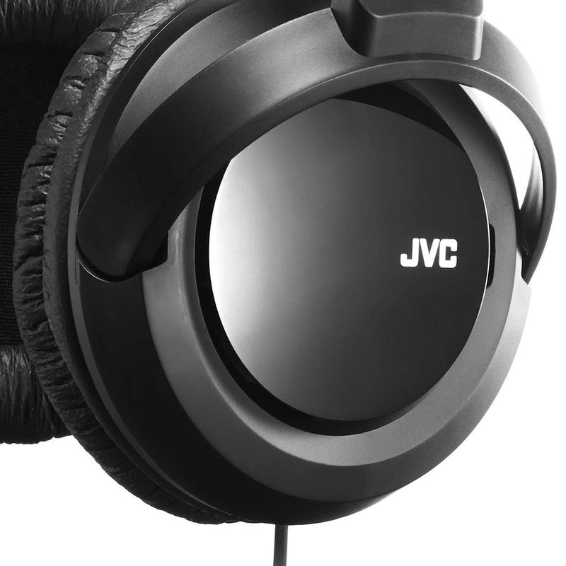 JVC HARX330 Full-Size Over-Ear Stereo Headphones - Black with 2.5M Cord for DJ Audio Earphones Noise Cancellation 3