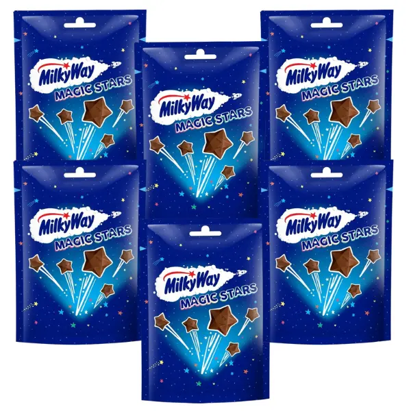 Milkyway Magic Stars Chocolate - Pack of 6, 100g, Movie Night Snack & Gift - Bonbon, Dessert lv  chocolate chocolate  gift lv  chocolate toro  fries chocolate  boxes 1