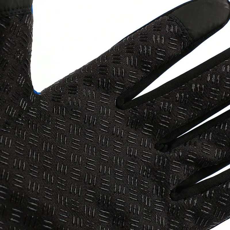 2* Pair Mens Womens Fleece Cycling Gloves Windproof Waterresistant Winter Outdoor Warm Gloves 6
