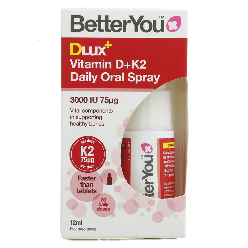 Better You | DLUX Vitamin D + K2 Spray - Daily Oral Spray | 12ml 0