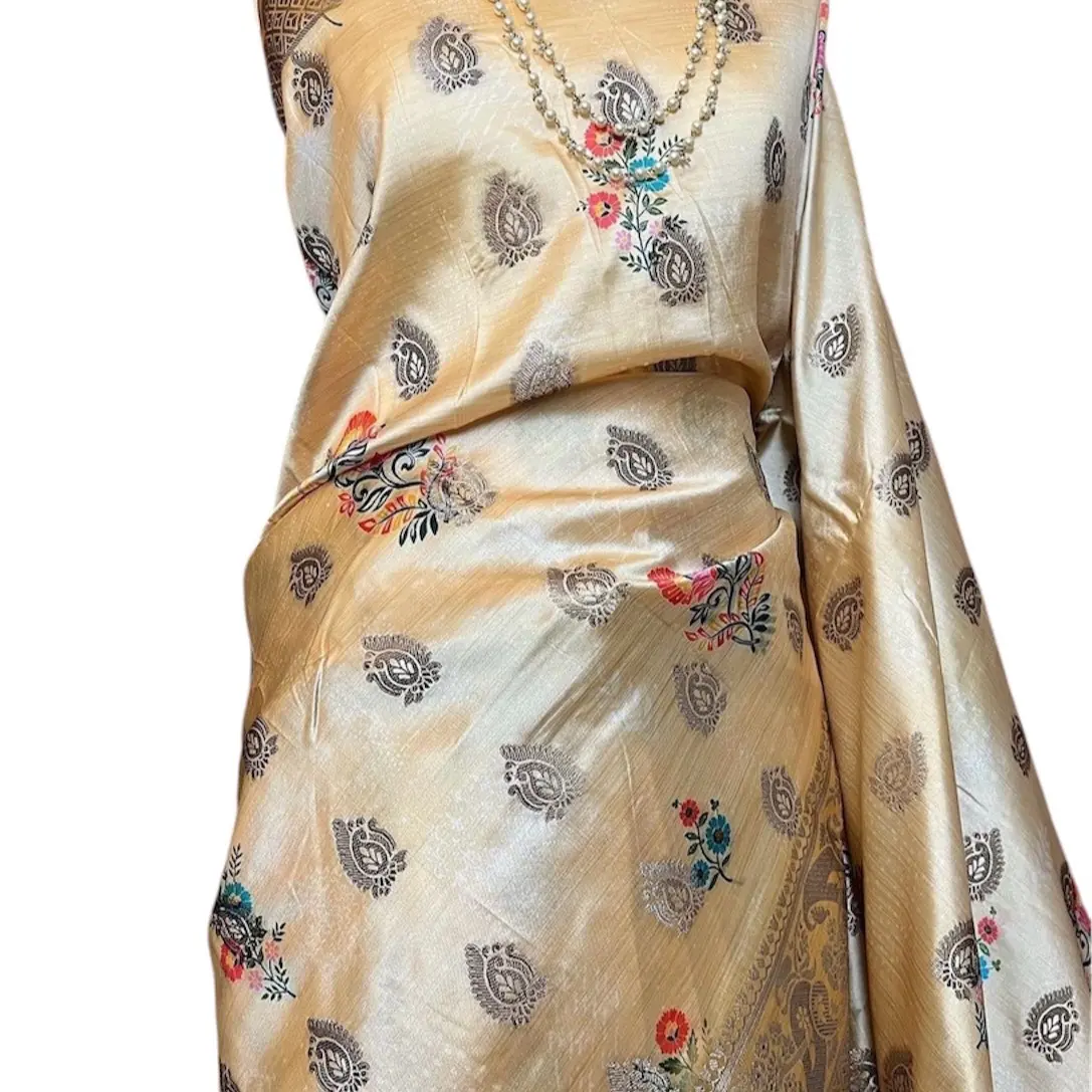 Women's Silk Printed Saree - Traditional Clothing