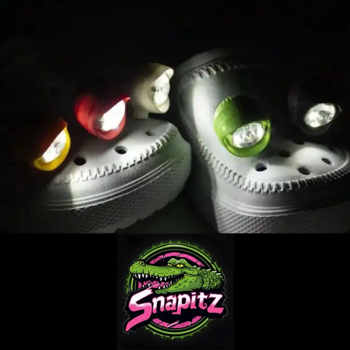 Lights For Croc Shoes | Charm Lights For Clip In Footwear | Camping Croc Lights | UK Seller jibbitz business