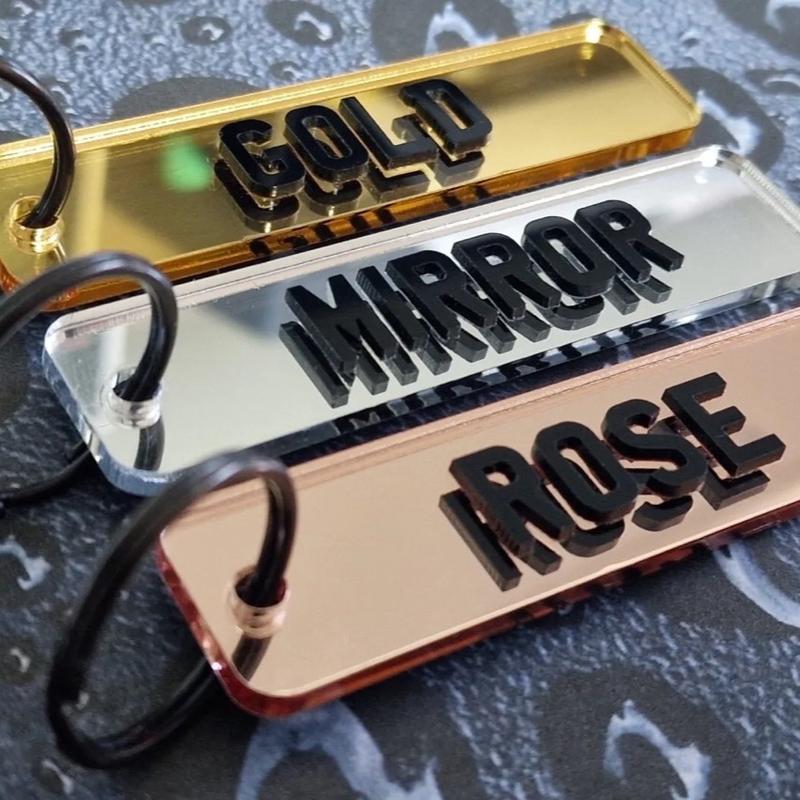 Personalised 4D Number Plate Keyring Custom | Gift | Birthday | Car Accessories 2