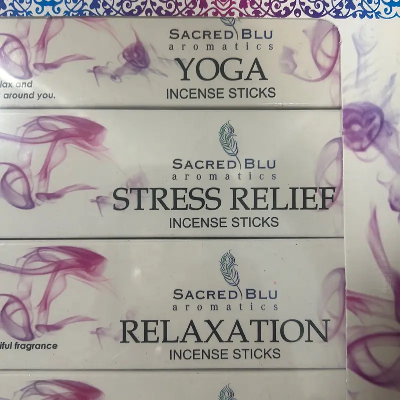 6 Pack Aromatherapy Incense Sticks Ideal Gift - 15 Sticks per Pack Fragrance Scent Set Scented Freshener 2