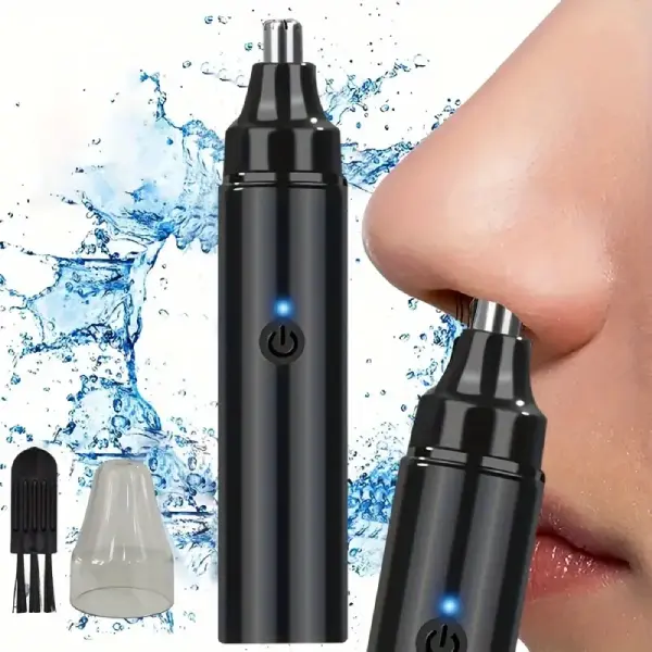 USB Rechargeable Nose Hair Trimmer – Sleek, Electric Grooming for Men & Women, Perfect Holiday Essential for Halloween, Christmas & Beyond! Comfort