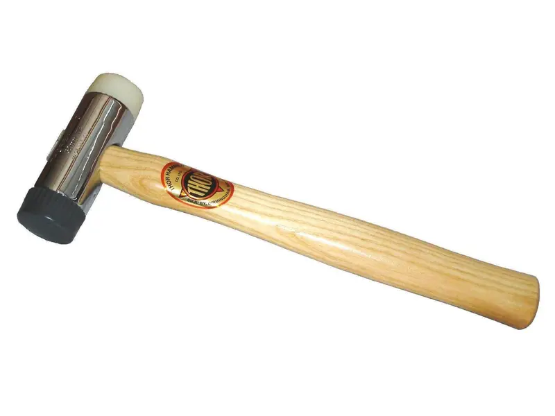 712R Soft & Hard Faced Hammer Wood Handle 38mm 650g - THO712R 0