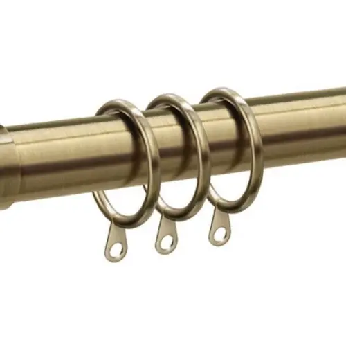 12 Pack Metal Curtain Rings Heavy Duty For Rods Poles Voile Hooks 30mm Diameter 2