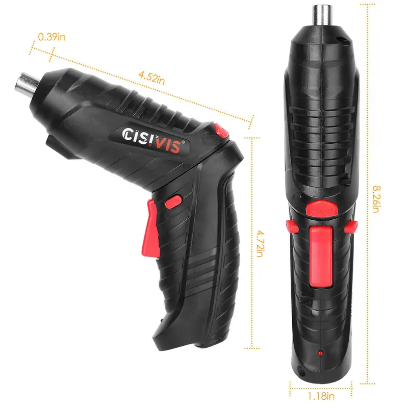 Cordless Drill Electric Screwdriver 47PCS Set Drill Driver Bits Rechargeable Kit 2