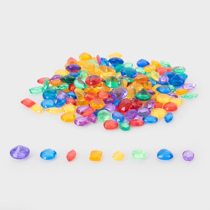 Translucent Colour Jewels - Pk144 0