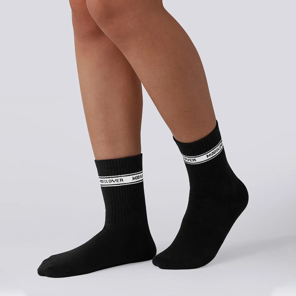 Mooslover UK Logo Jacquard Socks Cotton Fit