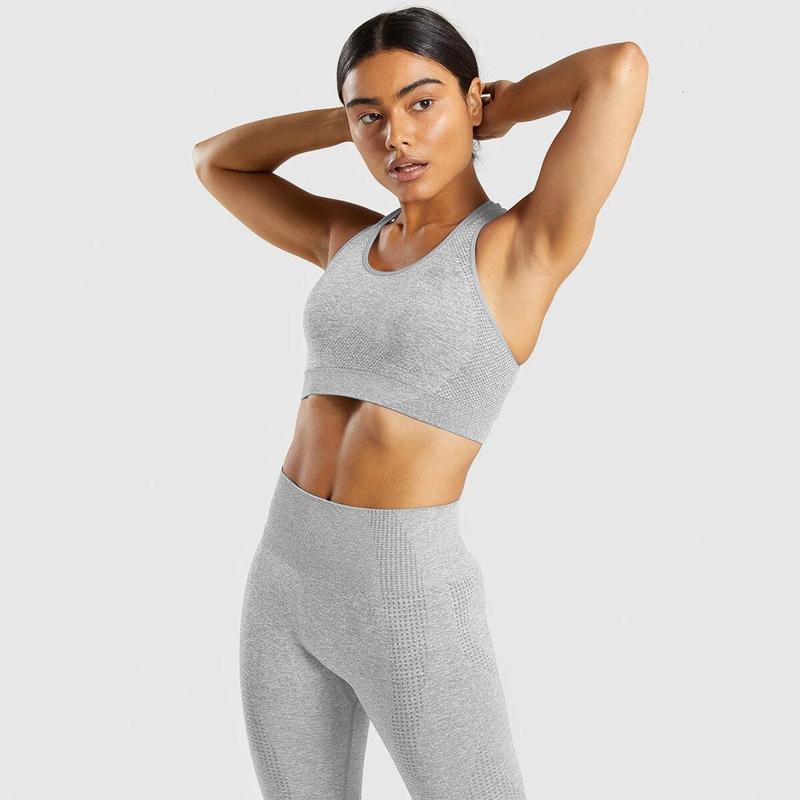 Seamless knitted yoga workout clothing 4