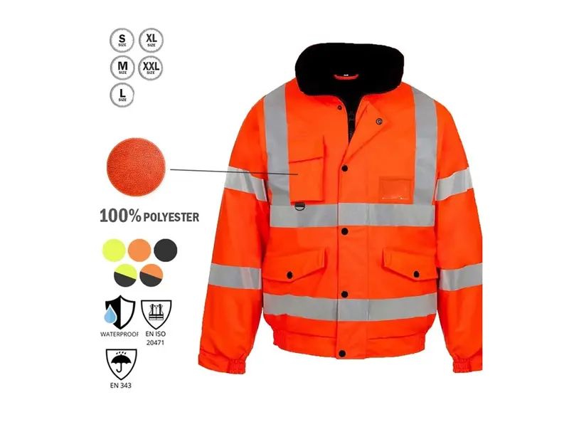 Water-Resistant Parka & Bomber Jackets + Bodywarmers | Reflective | Durable Windproof Multi-Purpose Jackets Menswear Coats Outdoor Padded Outdoor 4