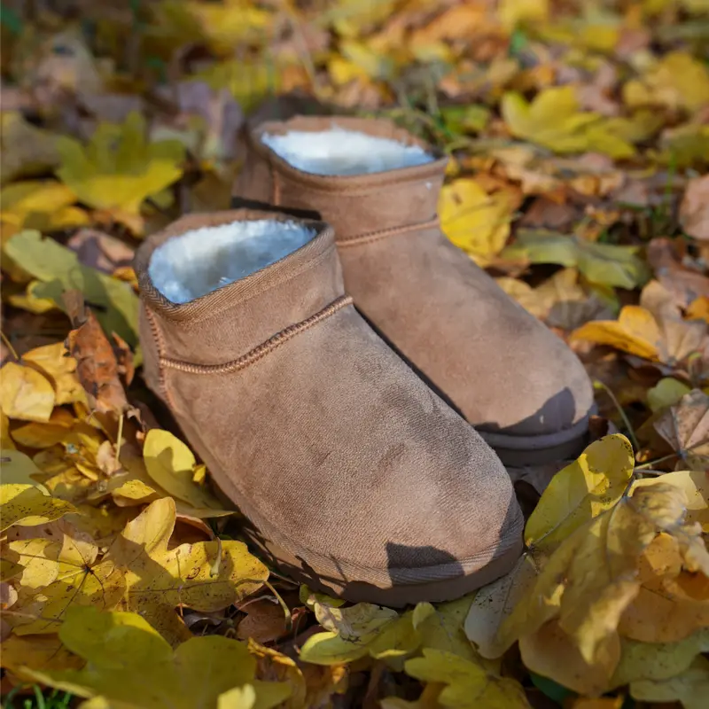Addison Women’s Microfiber Low-Cut Boots - Cozy and Stylish Winter Footwear 1