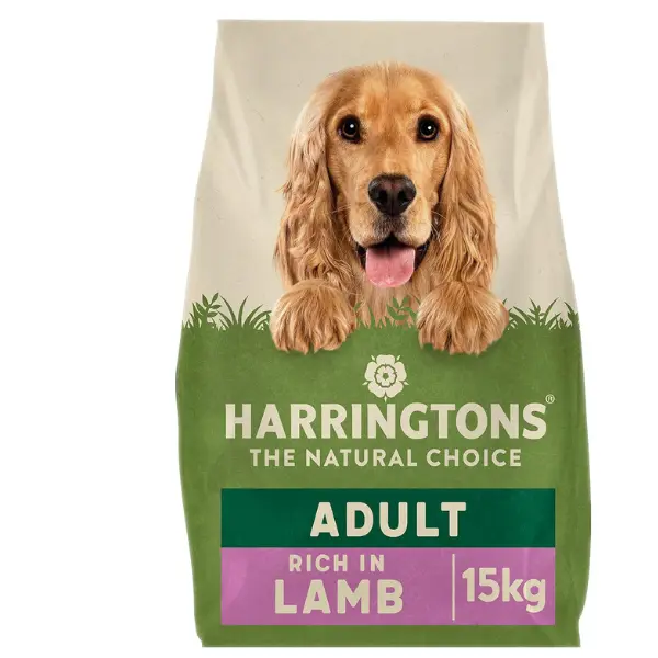 Harringtons Complete Dry Adult Dog Food Lamb & Rice 15kg - Made with All Natural Ingredients