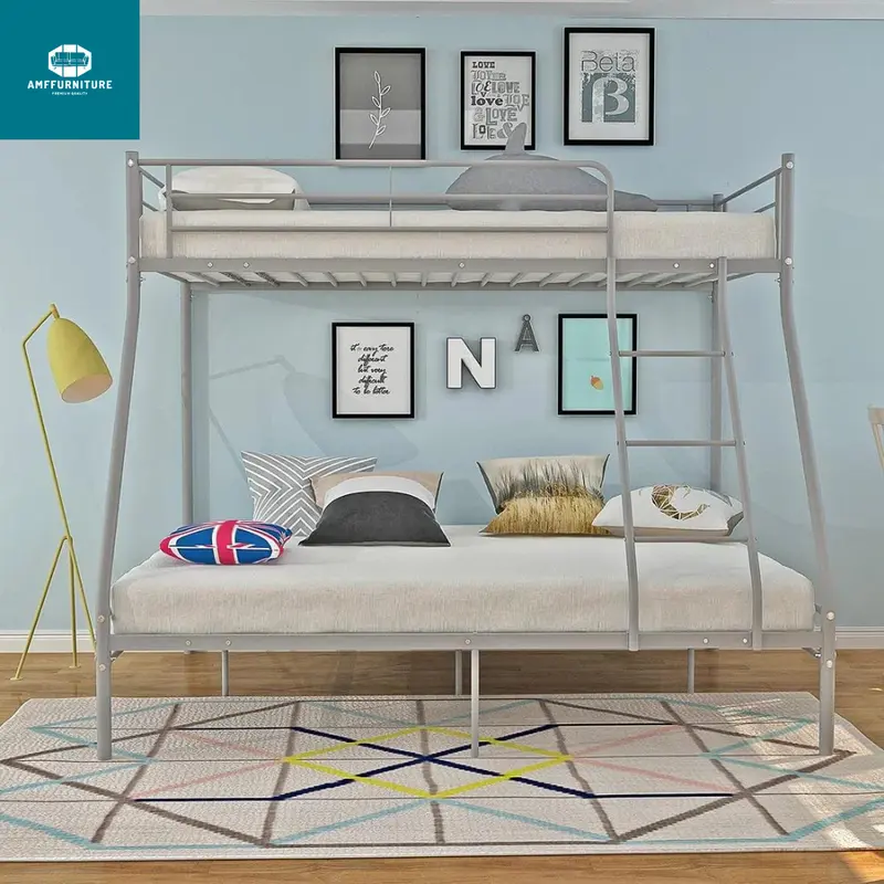 Trio metal bunk bed 1