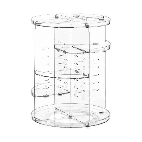 360 Rotating Makeup Organiser, 6 Layers Spinning Skincare Organizer, Skincare Cosmetic Organizer, Dressing Table Organiser for Perfume, Cosmetic, Lipstick, Jewelery, Brush   Gift Boxes Kitchen