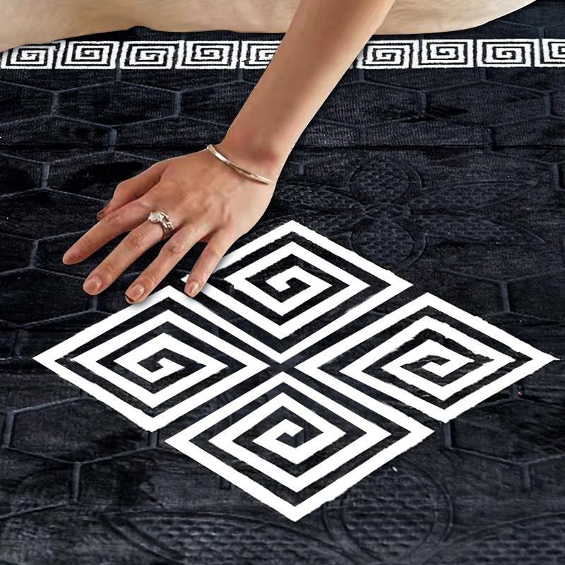 Product Introduction of DIAMOND SHAPED GREEKY NON SLIP MACHINE WASHABLE GREEKY DESIGN SOFT 160X230CM AND 200X300CM 9