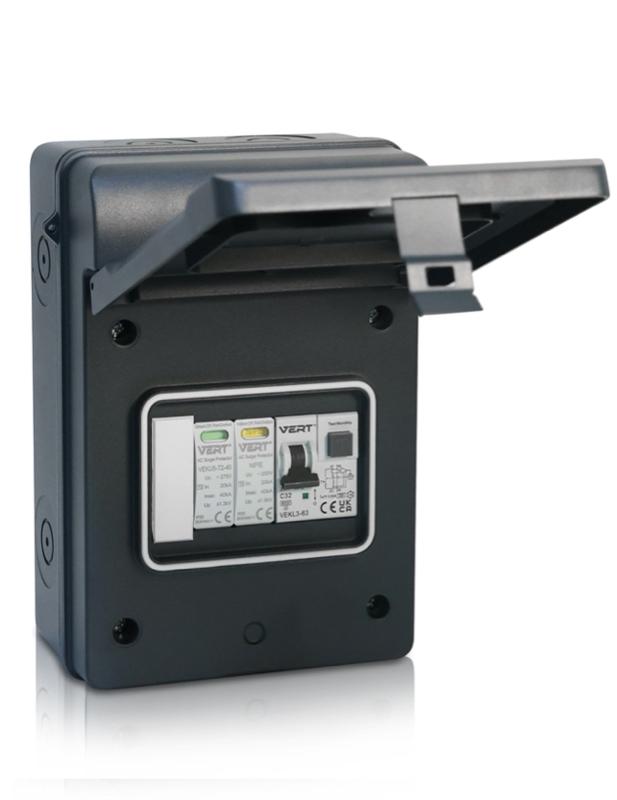 Product Introduction of Vert Thunder EV and Solar PV Consumer Unit - IP65 - Outdoor and Indoor - Black 3