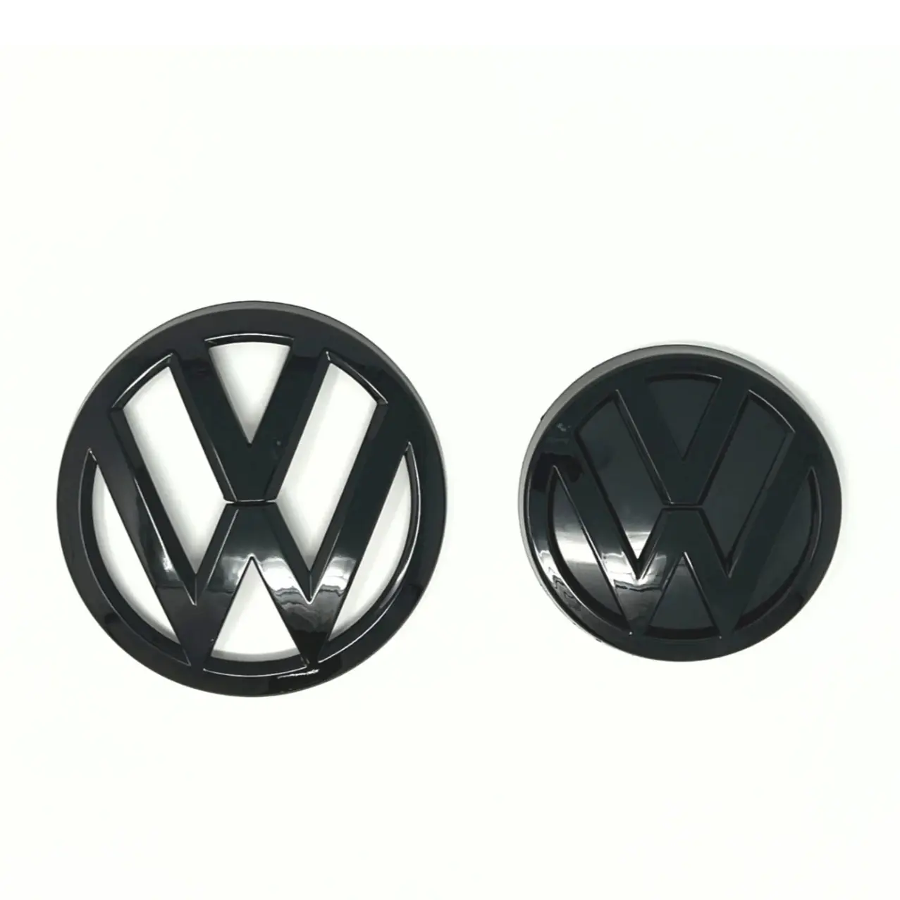 GOLF MK7 FRONT & REAR BADGES BLACK (2013-2017)
