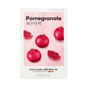 MISSHA Airy Fit Sheet Mask Pomegranate - for Hydrating and Radiant Skin Skincare