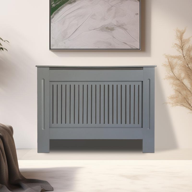 Sundaze MDF Radiator Cover Grey Modern Traditional Wood Grill Shelf Cabinet Furniture Radiatorcover Hallway Furniture 0
