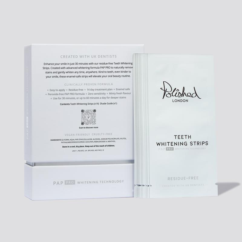 Polished London Teeth Whitening Bundle Set with Hyaluronic and Menthol for Sensitive Teeth Oral Gentle Peroxide Daily Powder viral teeth  whitening non  peroxide home easy whitener hydroxy apatite 7