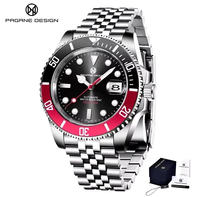 Mens Watch Automatic Mechanical Watch Luxury Sports Stainless Steel Waterproof NH35 Sapphire Clock for Men watches 6