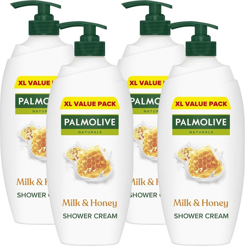 Palmolive Shower Gel 4X750ml | Moisturizing & Refreshing | Nourishes Skin, Long-Lasting Fragrance | Perfect for Daily Use & Soft Skin Body Care Body Wash 2