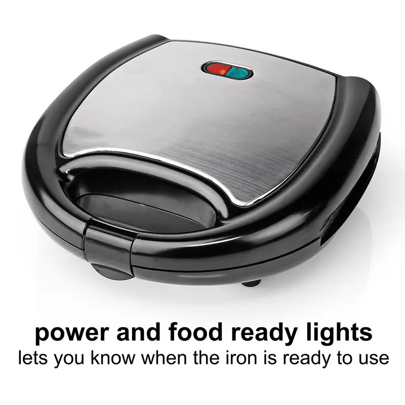 Nedis Double Waffle Maker with Dual Non-Stick Grill Plate & Automatic Temperature Control 4