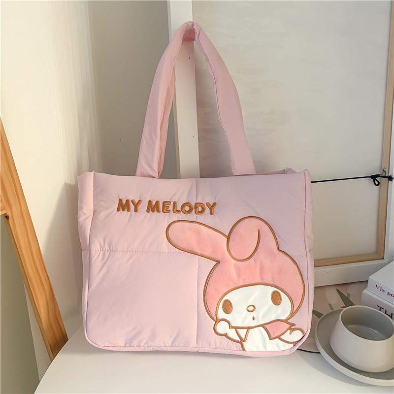 Sanrio Hello Kitty & Kuromi Cute Shoulder Bag - Sweet Style, Durable Polyester, Perfect Gift for Women 8