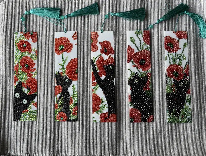 Diamond Art Bookmarks for BookTok and Book Lovers - Perfect for Office Stationery Supplies bookish small business 0