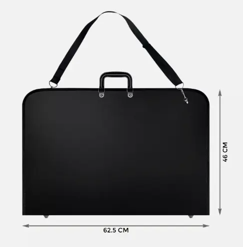 A1 A2 A3 A4 Water Proof Black Portfolio Case Design Art Work Painting Folder Bag 3