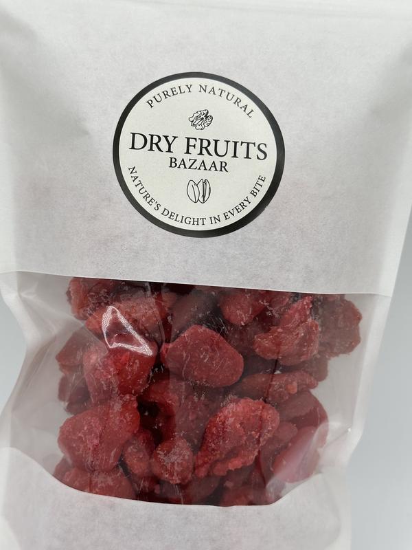 1 KG Dried Strawberries - Sweet and Chewy Snack - Great Value for Baking and Cooking - Dry, Flavor 5