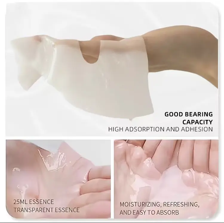 Face Mask 5pcs Deep Collagen Energy Mask - Hydrating, Lifting, Anti-Wrinkle, Nourishing Face Masks for Elasticity and Skin Rejuvenation 3