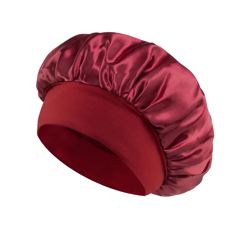 Satin Bonnet Hair Bonnet for Sleeping,Silk Bonnets for Black Women with Elastic Soft Band for Hair Care 4